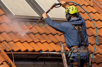 Démoussage et hydrofuge de toiture à Auberville